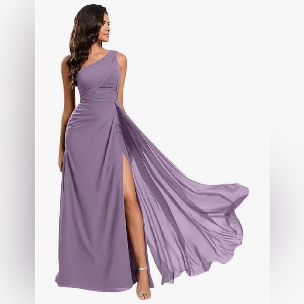 Elegant Purple Evening Gown
